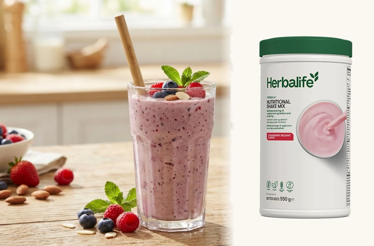 Frokost med Formula 1 shake