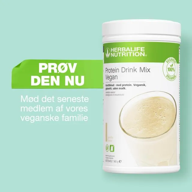 Herbalife Protein Drink Mix Vegan &ndash; vanilje