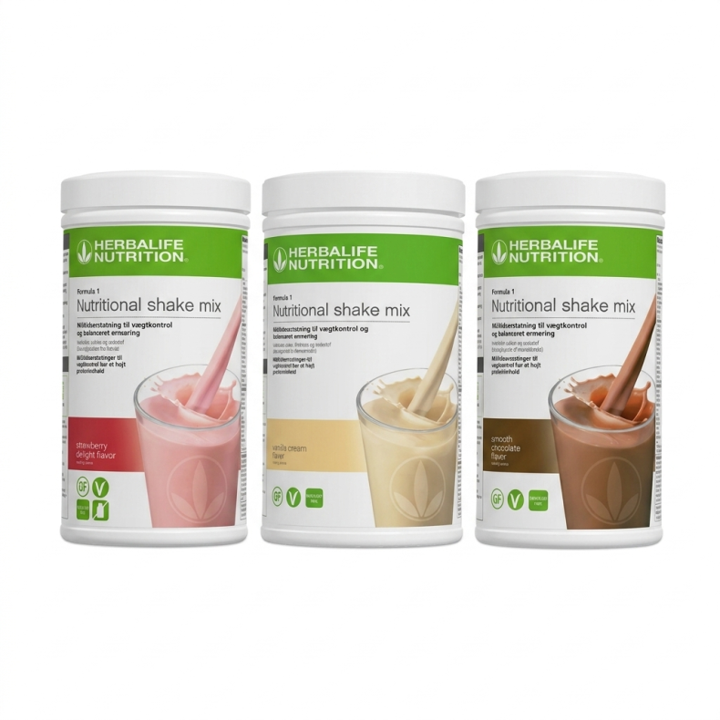 Herbalife formula 1 shake pakke med 3 stk.
