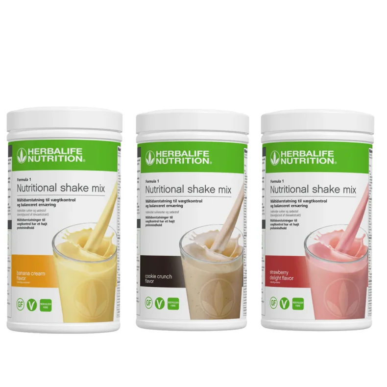 Herbalife formula 1 shake pakke med 3 stk.