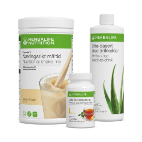 Herbalife Morgenmad Pakke med Formula 1 Shake, Instant Urtedrik og Aloe