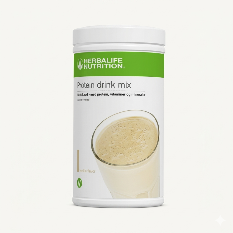 Herbalife Protein Drink Mix &ndash; 588 g beholder med vaniljesmag