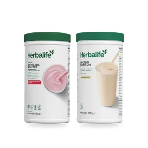 Herbalife Protein Boost Pakke med Formula 1 Shake Mix og Protein Drink Mix