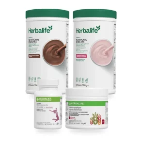 Herbalife QuickStart-pakke &ndash; Formula 1 Shake, Formula 2 Multivitamin og Havre & �blefiberdrik