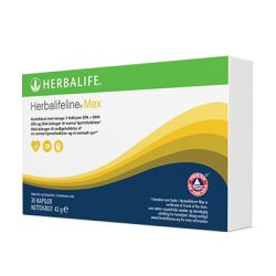 Herbalifeline Max &ndash; omega-3 kosttilskud med 375 mg EPA og 250 mg DHA pr. kapsel